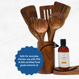 Teak Care Bundle - 9-Piece Set + Aussie-Made Mineral Oil